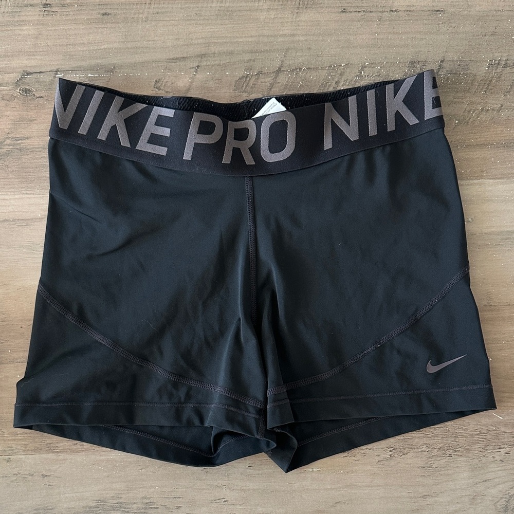 Nike Women's Black Pro Athletic Shorts